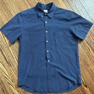J. Crew Men's Dark Blue Casual Button Down Shirt